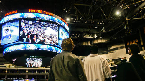 Staples Center's New Scoreboard