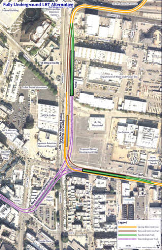 Regional Connector - Underground Map