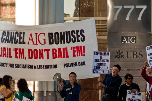 AIG Protest