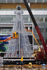 Christmas Prep at L.A. Live