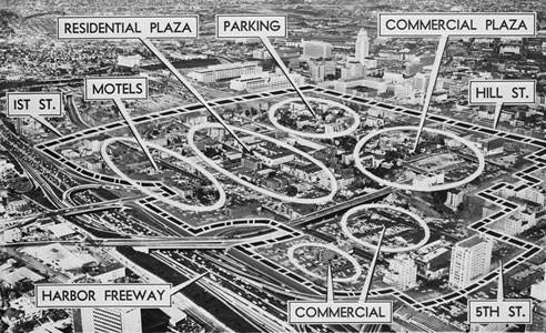 1960 View of Bunker Hill Plan