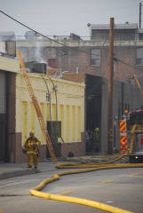 Santa Fe Ave fire