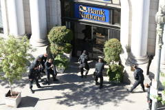 bomb squad entering bank